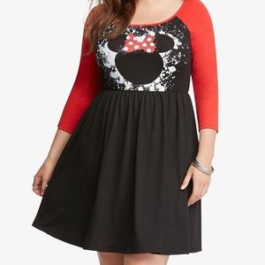 TORRID Disney Minnie Raglan Skate Dress